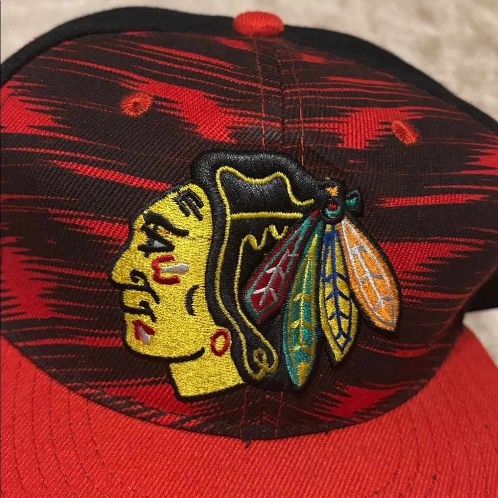 New Era red good snapback